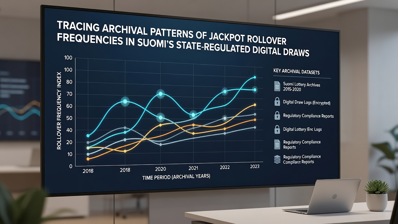 Detailed graphs of jackpot rollover sequences in regulated Finnish digital draws from 2005 to 2025